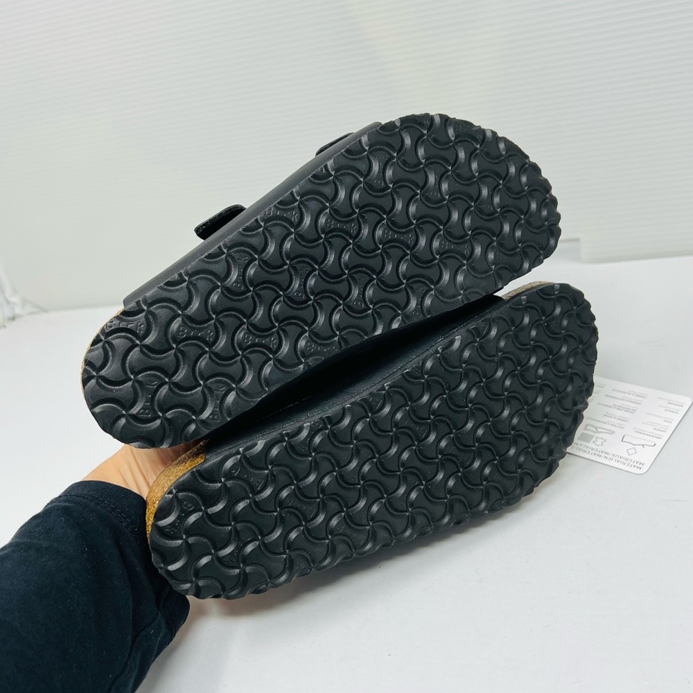 BIRKENSTOCK**Black Leather Arizona Sandals**US 13;1**$75 - Picture 6 of 6